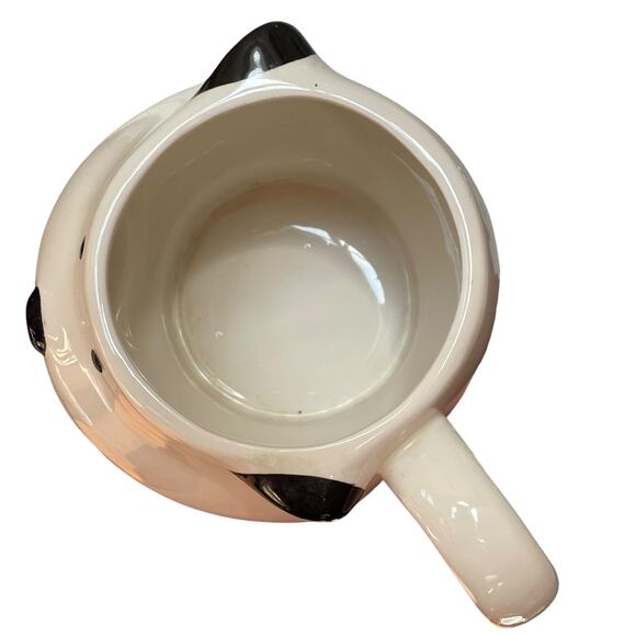 Vintage Dept 56 Pets Dog Mug Ceramic 3 Dimensional White Black Puppy Coffee READ - Picture 8 of 16